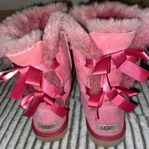 Pink Women’s UGG Bailey Bow Boots